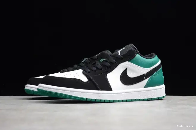 Kick Theory White Air Green Mystic 1 553558-113 Black Jordan Low 0625